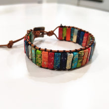 Load image into Gallery viewer, Natural Stone Handmade Multi Color Chakra Bracelet - Love Essential Being