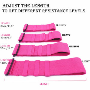Adjustable Fabric Thighs Leg Booty Bands Non-slip and Non-roll - Love Essential Being