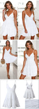 Load image into Gallery viewer, Lacey Backless V-neck Sun Dress - Love Essential Being