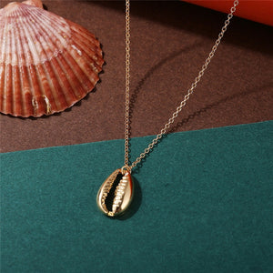 Bohemian Cowrie Conch Shell Pendant Necklaces - Love Essential Being