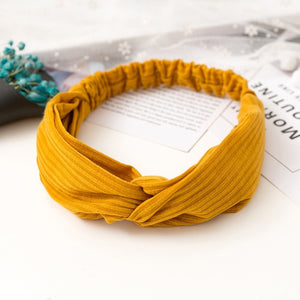 Cross Knot Soft Hairbands - Love Essential Being