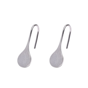 Sterling Silver Simple Drop Earrings - Love Essential Being