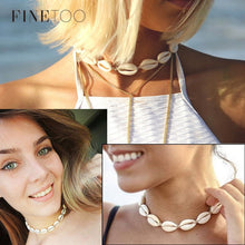Load image into Gallery viewer, Bohemian Cowrie Conch Shell Pendant Necklaces - Love Essential Being