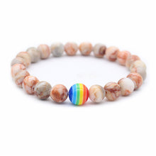 Load image into Gallery viewer, Rainbow  Natural Stone Bracelets - Love Essential Being